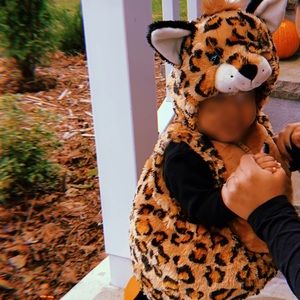 Halloween Cheetah baby costume